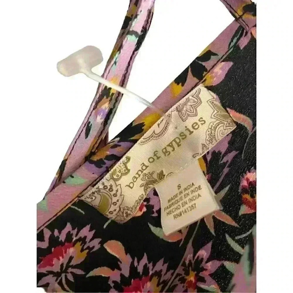 Anthropologie band of Gypsies Floral Flutter Sleeve A-Line Mini Dress, S - Picture 8 of 8